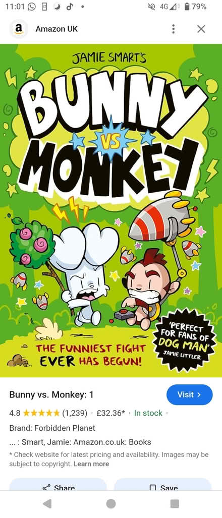 Photo of Bunny Vs Monkey books (West Blatchington BN3) #1