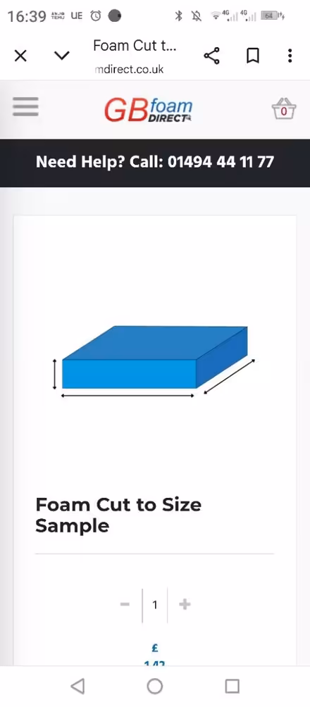Photo of Foam for project (Henbury) #1