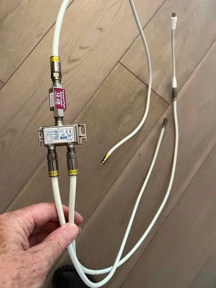 Photo of free Satellite cabling and splitter box (Cutteslowe OX2) #1