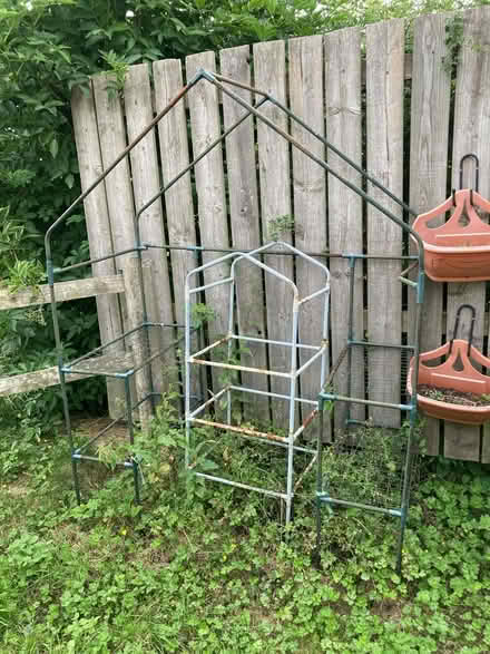 Photo of free 2 greenhouse frames (Tarvin, CH3) #1