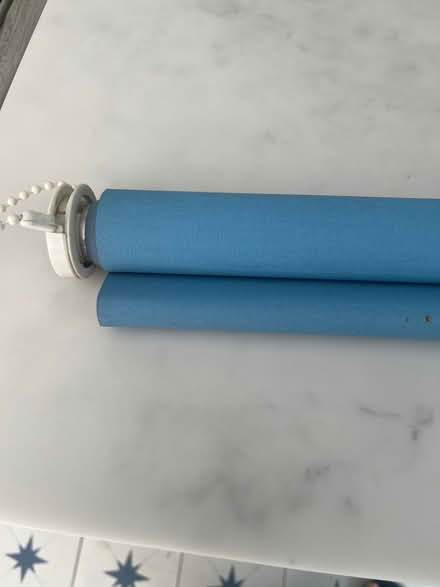 Photo of free Small blue roller blind for window (Upper Holloway N4) #2