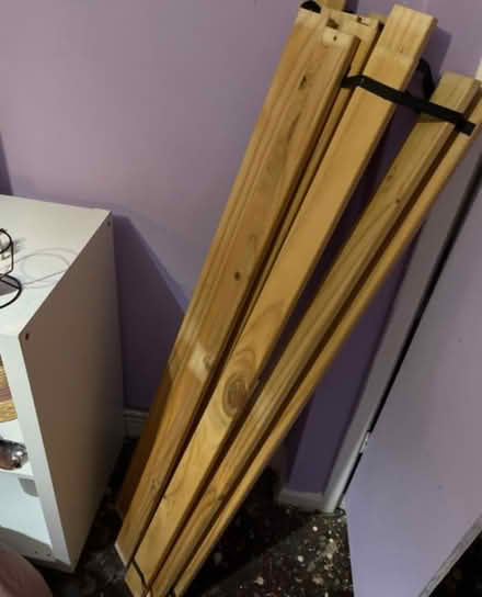 Photo of free Small double (4ft) bed frame slats (Gorton, M18) #1