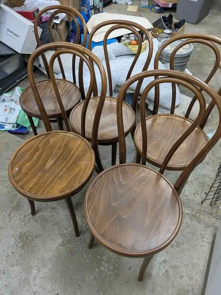 Photo of free Wood Bistro Chairs (Spring Branch West) #1