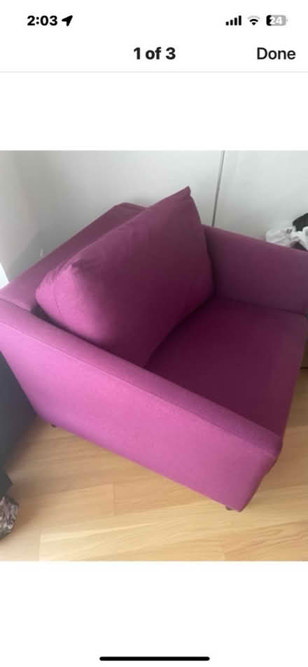Photo of free Chair- sofa - bed (West 57th) #2