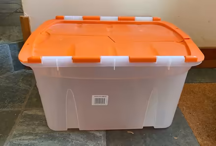 Photo of free Plastic storage box (AB25) #1