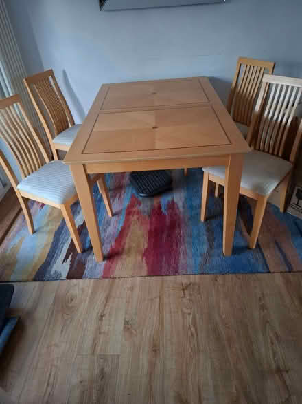 Photo of free Dining table and 4 chairs (Cogges OX28) #2