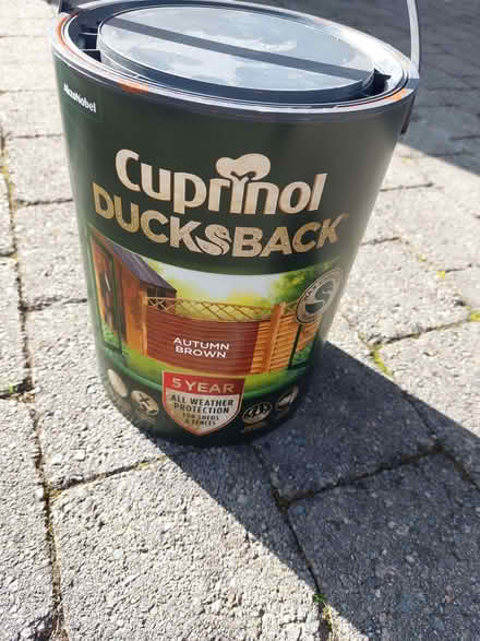 Photo of free Cuprinol Autumn Brown fence/shed paint (BT5) #1