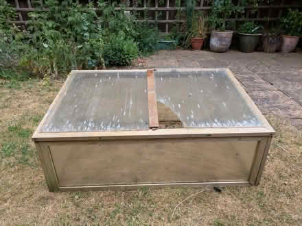 Photo of free Cold Frame, plastic sheet on top broken (University of Bedfordshire Polhill Campus MK41) #1