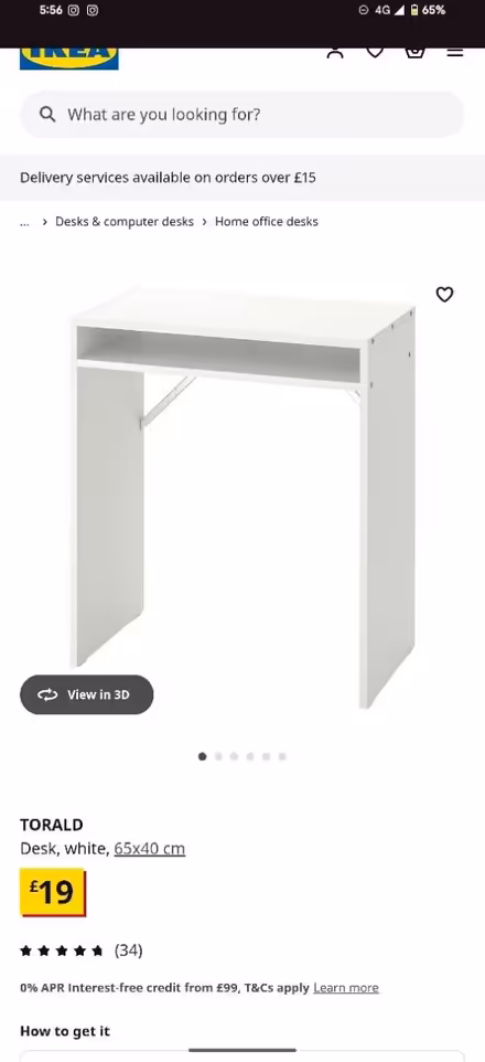 Photo of free Small IKEA Desk and Chair (Notting Hill Gate, W2) #2
