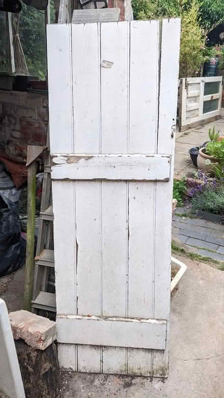 Photo of free Old Pine Door Small (Grantham) #2