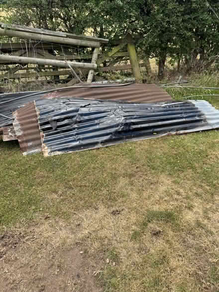 Photo of free Corrugated metal and other bits (Papplewick CP NG15) #2