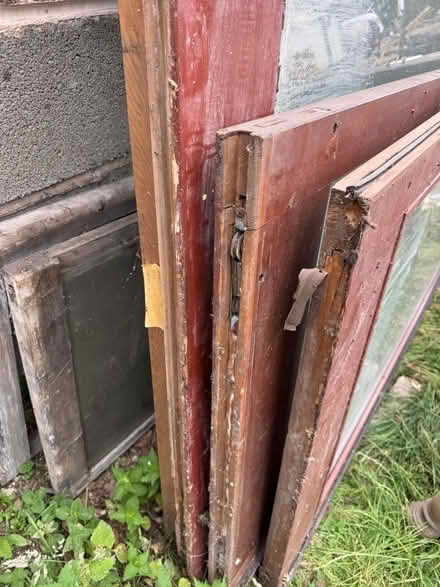 Photo of free Wooden sliding patio doors (Papplewick CP NG15) #2