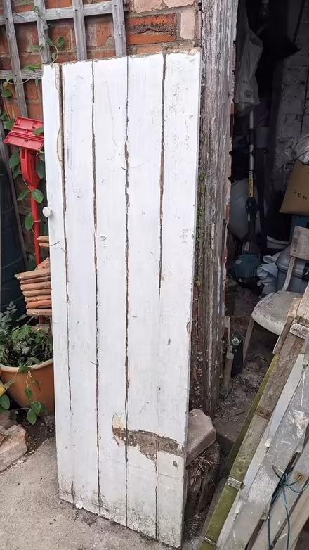 Photo of free Old Pine Door Small (Grantham) #1