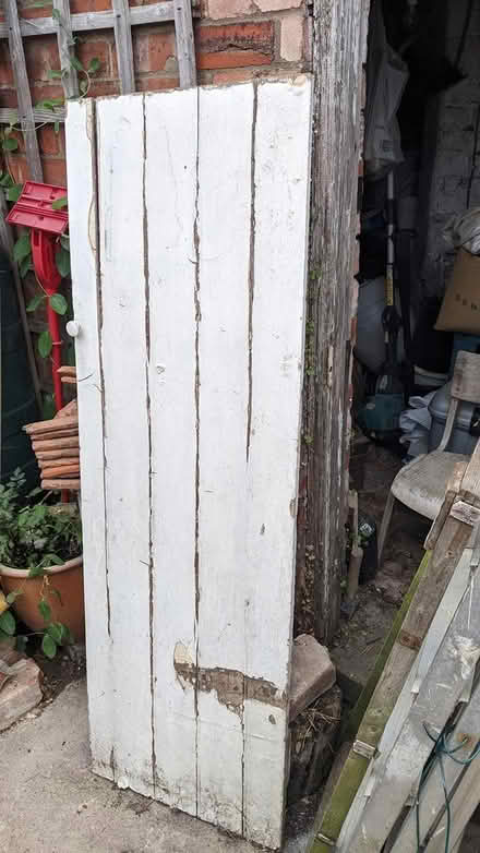 Photo of free Old Pine Door Small (Grantham) #1