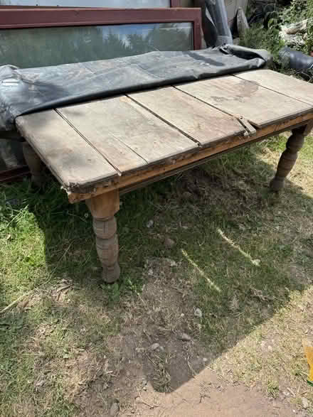 Photo of free Old wooden table (Papplewick CP NG15) #1