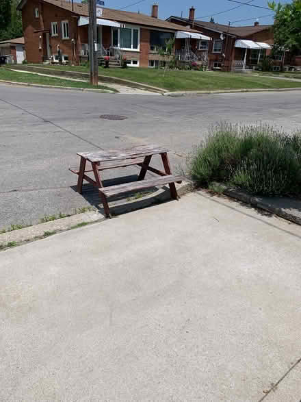 Photo of free Kid’s picnic table (Keele/Lawrence) #1