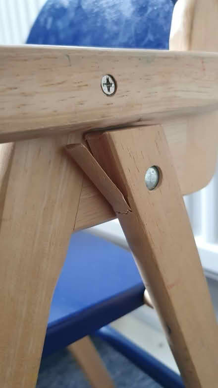 Photo of free Wooden doll's high chair (Ewyas Harold, HR2) #3