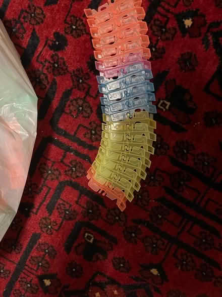 Photo of free Large bag of clean plastic linked car tracks (Cheadle SK8) #2