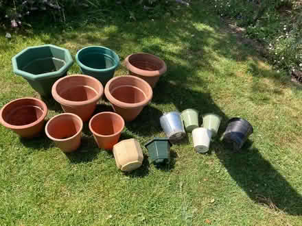 Photo of free Various Plastic And Metal Plant Containers (CT5) #1