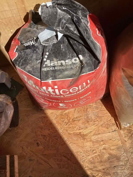 Photo of free Open bag of cement (Oswestry SY11) #2
