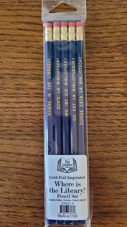 Photo of free "Where is the library?" pencils (Adams Morgan) #1