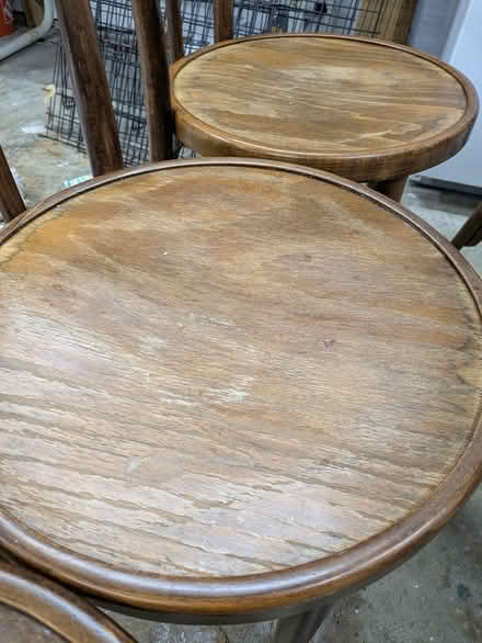 Photo of free Wood Bistro Chairs (Spring Branch West) #2