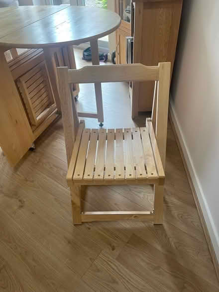 Photo of free Folding table and4 chairs (Chesser EH14) #1