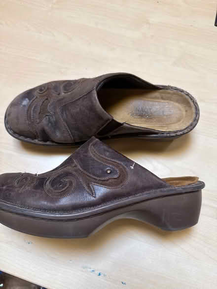 Photo of free Naot Brown leather clogs (95070) #1