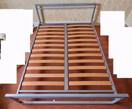 Photo of free Heavy Double Bed Frame (Wennington, Rainham RM13) #1