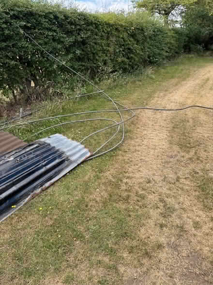 Photo of free Corrugated metal and other bits (Papplewick CP NG15) #1