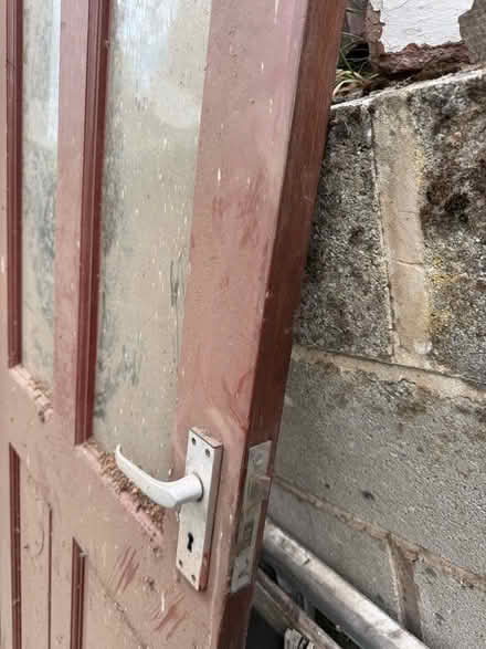 Photo of free Hardwood exterior door (Papplewick CP NG15) #2