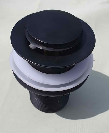 Photo of free Matt Black Pop-Up Sink Waste Plug (CT2) #2