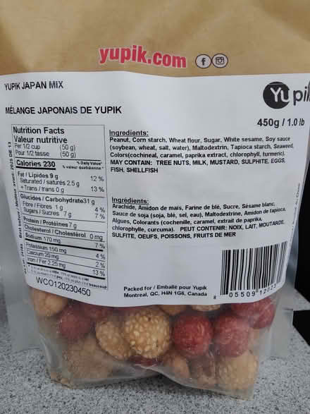 Photo of free Japanese snack mix (opened) (Quickie on Parkdale & Scott) #1