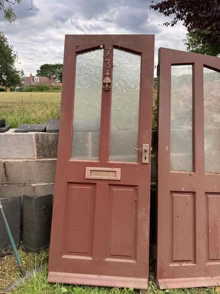 Photo of free Hardwood exterior door (Papplewick CP NG15) #2
