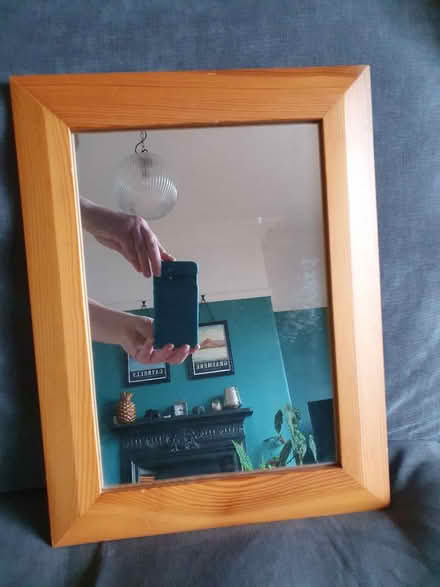 Photo of free Pine framed mirror (TS18 Grangefield) #1