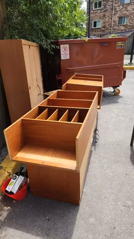 Photo of free mcm denmark shelves (Danforth and Greenwood) #2