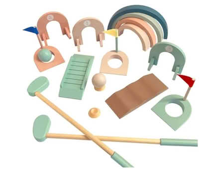 Photo of free Kids golf set wooden (NE39 High Spen) #1