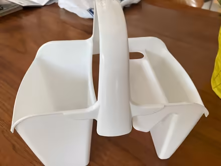 Photo of free White toiletry caddy (Southwest Ann Arbor) #1