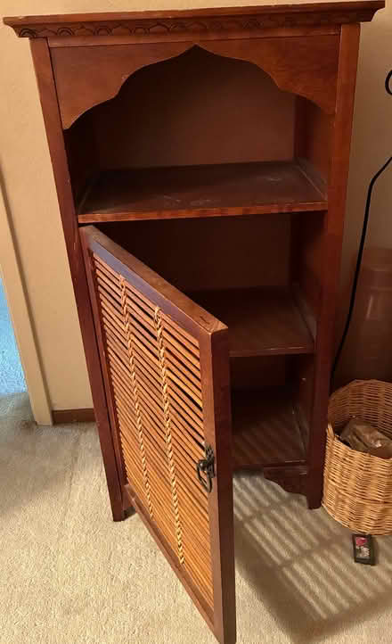 Photo of free Tall nightstand/side table (west Cupertino) #1