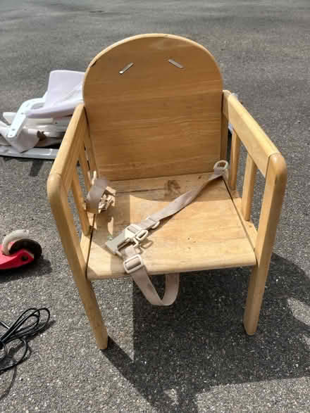 Photo of free Small chair with 3 point harness (Headington Quarry, OX3) #1