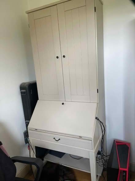 Photo of free Ikea desk secretier and chair (Sw18) #1