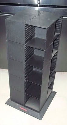Photo of free CD Rotating Stand Rack. Holds 180+ CD's #1