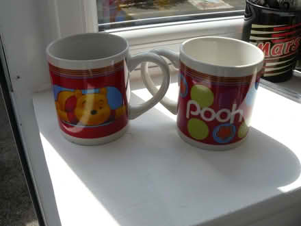 Photo of free 2 x small Winnie the Pooh illustrated mugs (Kempsey WR5) #1