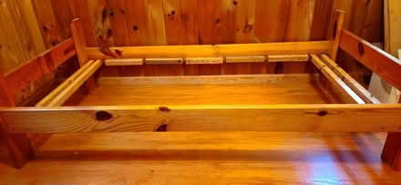 Photo of free Custom made twin bed frame (New paltz) #1