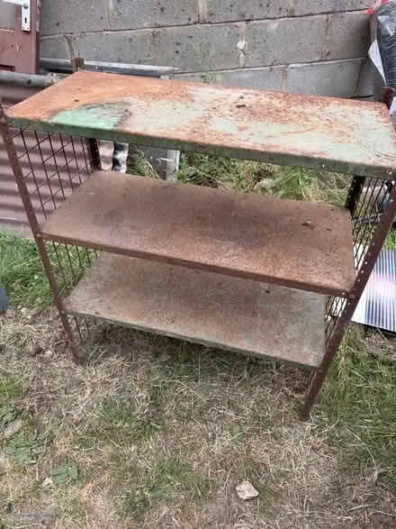 Photo of free Metal shelving unit (Papplewick CP NG15) #1