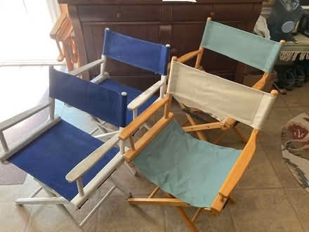Photo of free Four Director Chairs (Charlottesville, south side) #1