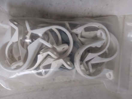 Photo of free Plastic brackets for 40mm waste pipe (Bucknell SY7) #1