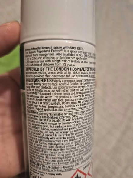 Photo of free Jungle formula insects repellent (OX11 8TS) #3