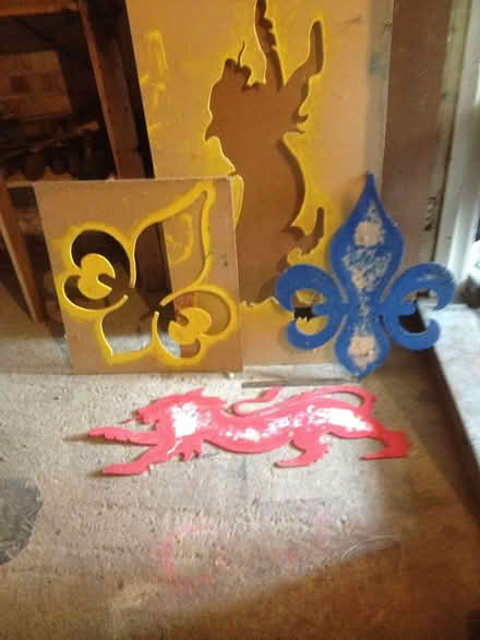 Photo of free large woodern stencils (Quinton B32) #2