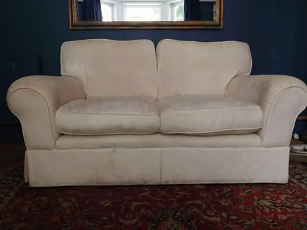 Photo of free Cream settee (Teignmouth) #2